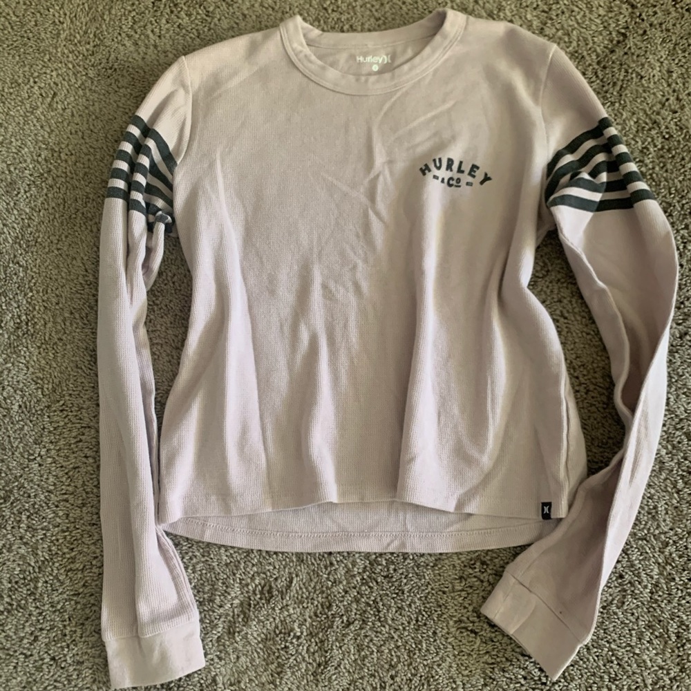 🌹4/$30 HURLEY Waffle long sleeve T